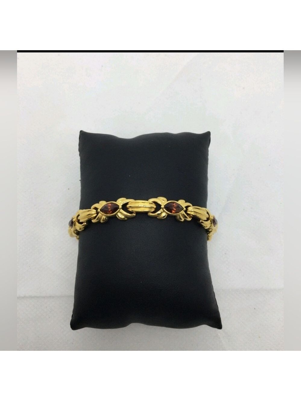 Joan Rivers Classics Collection Brown Rhinestone Bracelet